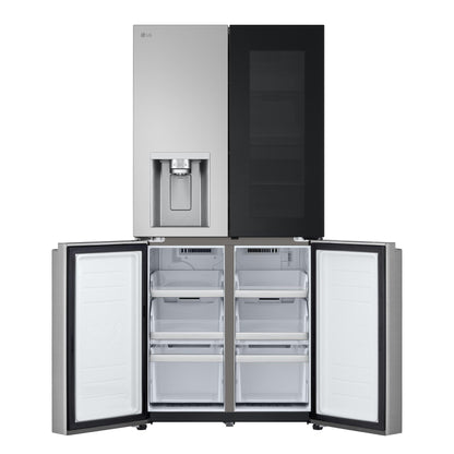 LG GF-VN500PL 508L Slim French Door Fridge with InstaView