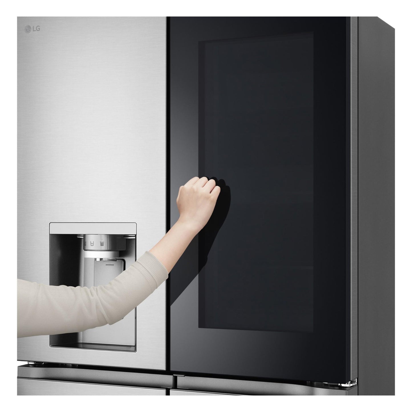 LG GF-VN500PL 508L Slim French Door Fridge with InstaView