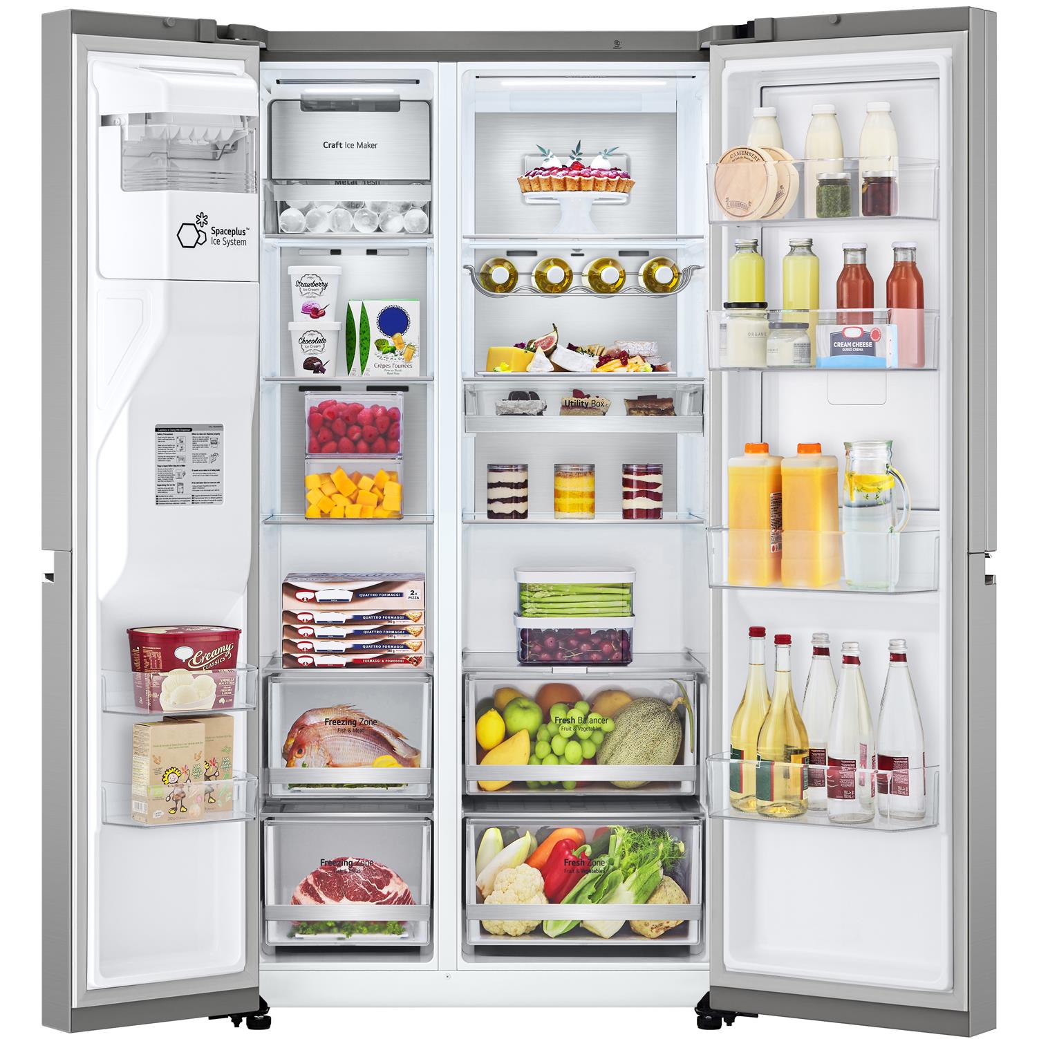 LG GS-D600PLC 635L Side by Side Fridge