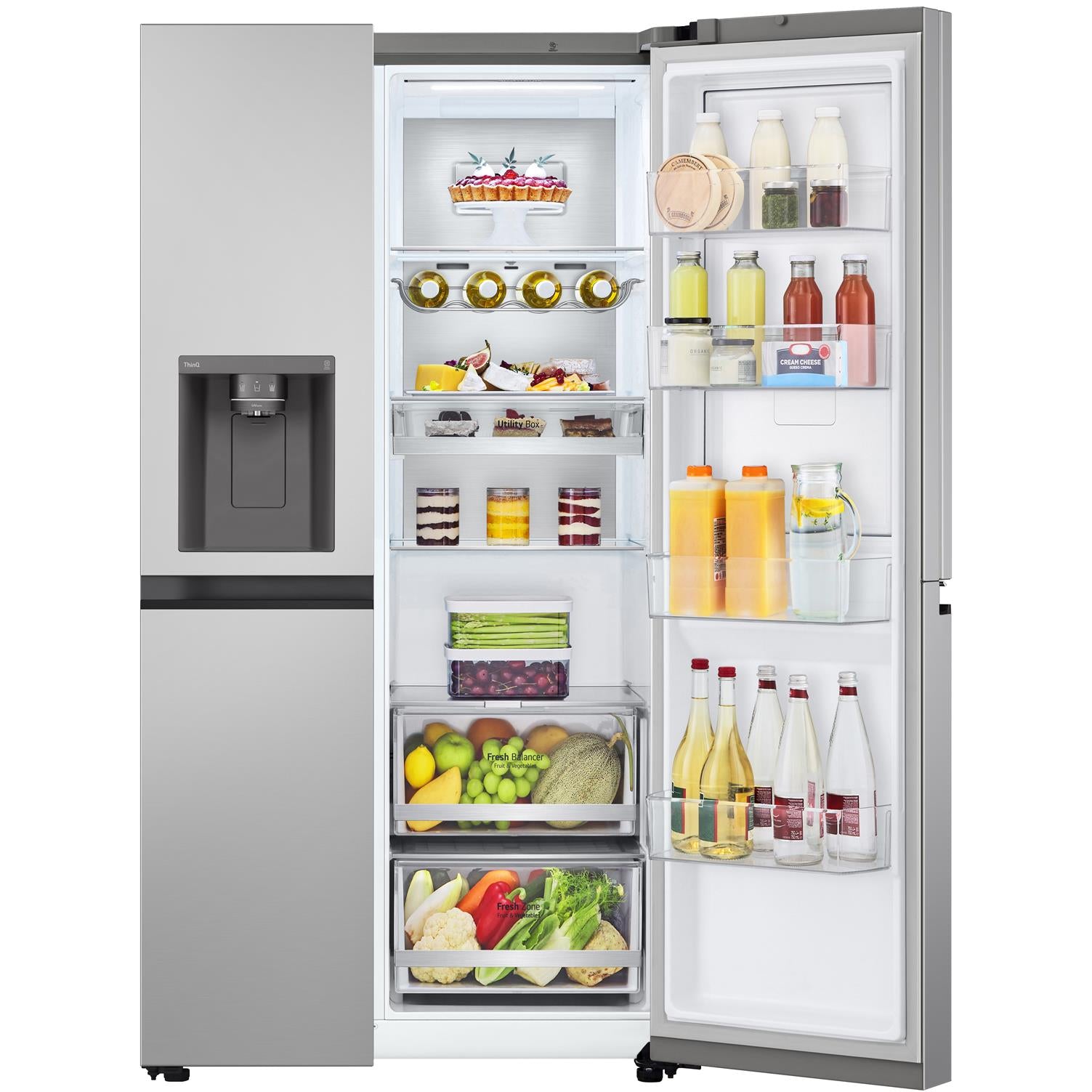 LG GS-D600PLC 635L Side by Side Fridge