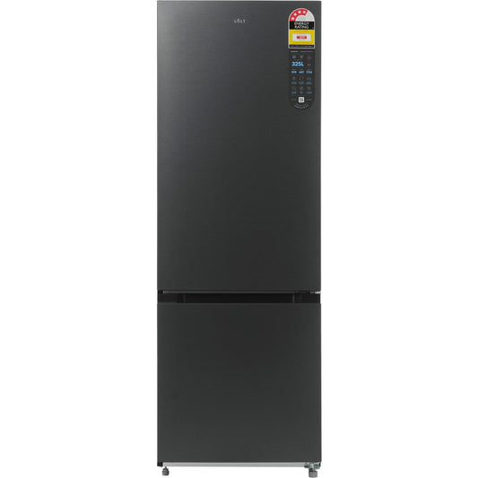 Solt GGSBM325DS 325L Bottom Mount Fridge (Dark Silver)