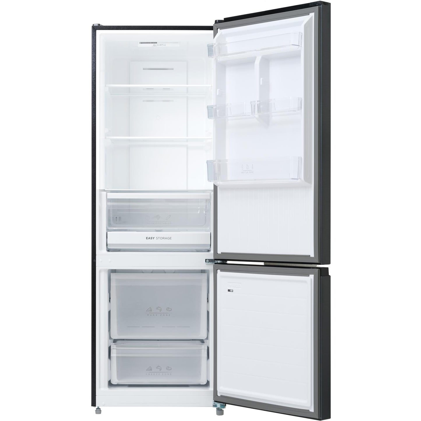 Solt GGSBM325DS 325L Bottom Mount Fridge (Dark Silver)