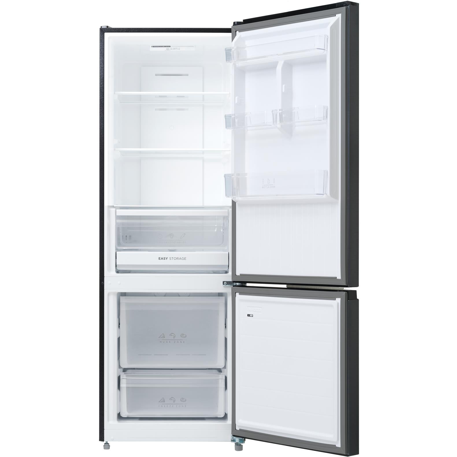 Solt GGSBM325DS 325L Bottom Mount Fridge (Dark Silver)