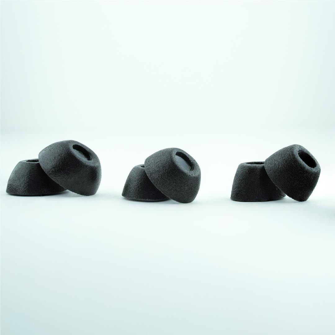 Comply TRUEGXP MAX Ear Tips for Apple AirPods Pro 1/2 (Black) [Large - 3 Pairs]