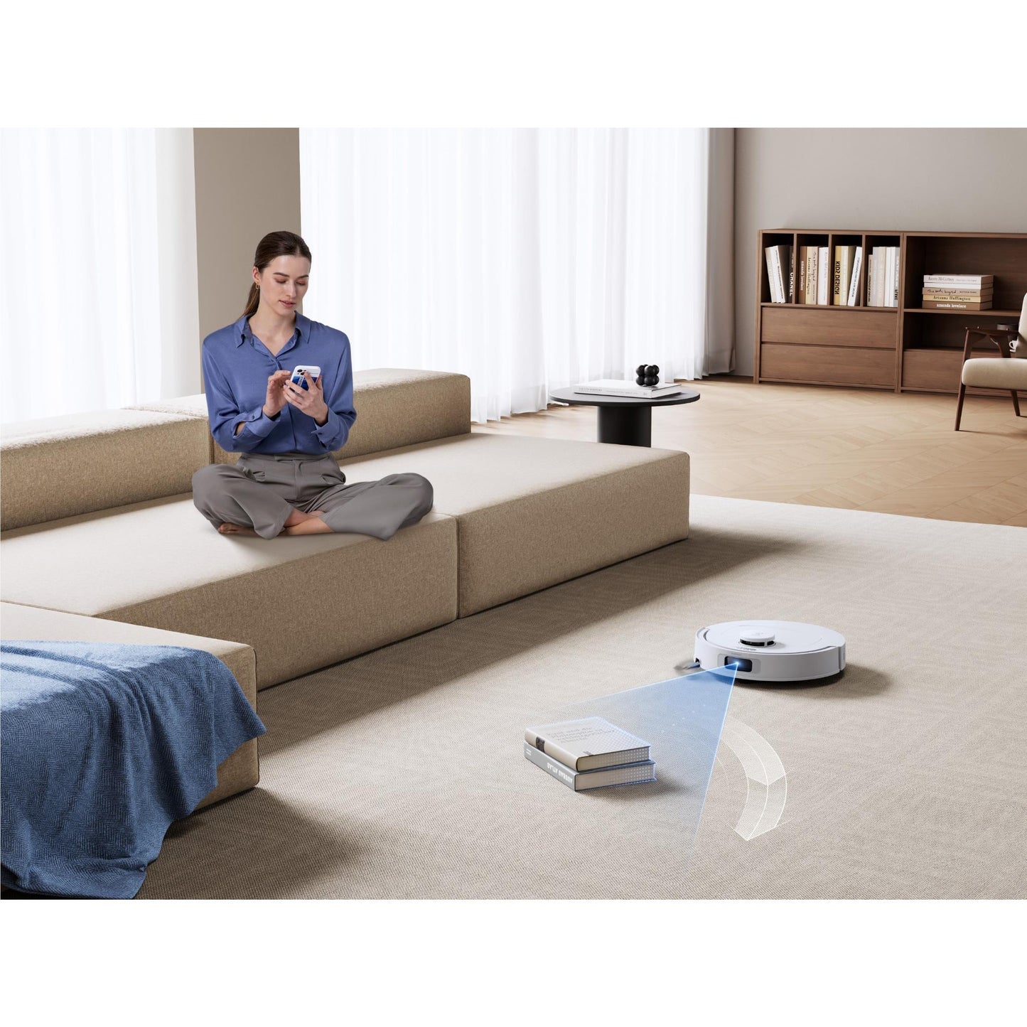 ECOVACS DEEBOT N50 Omni Robotic Vacuum (White)