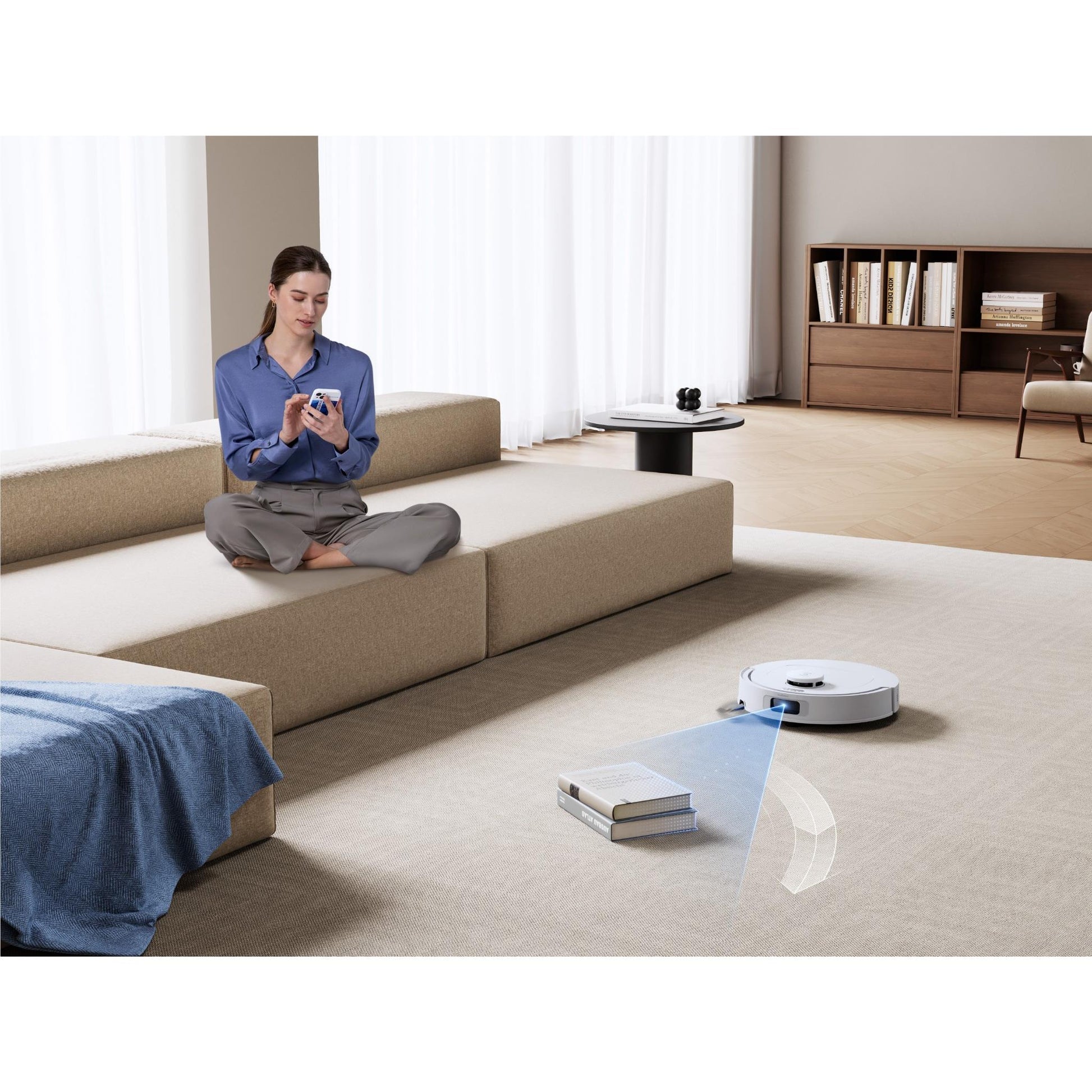ECOVACS DEEBOT N50 Omni Robotic Vacuum (White)