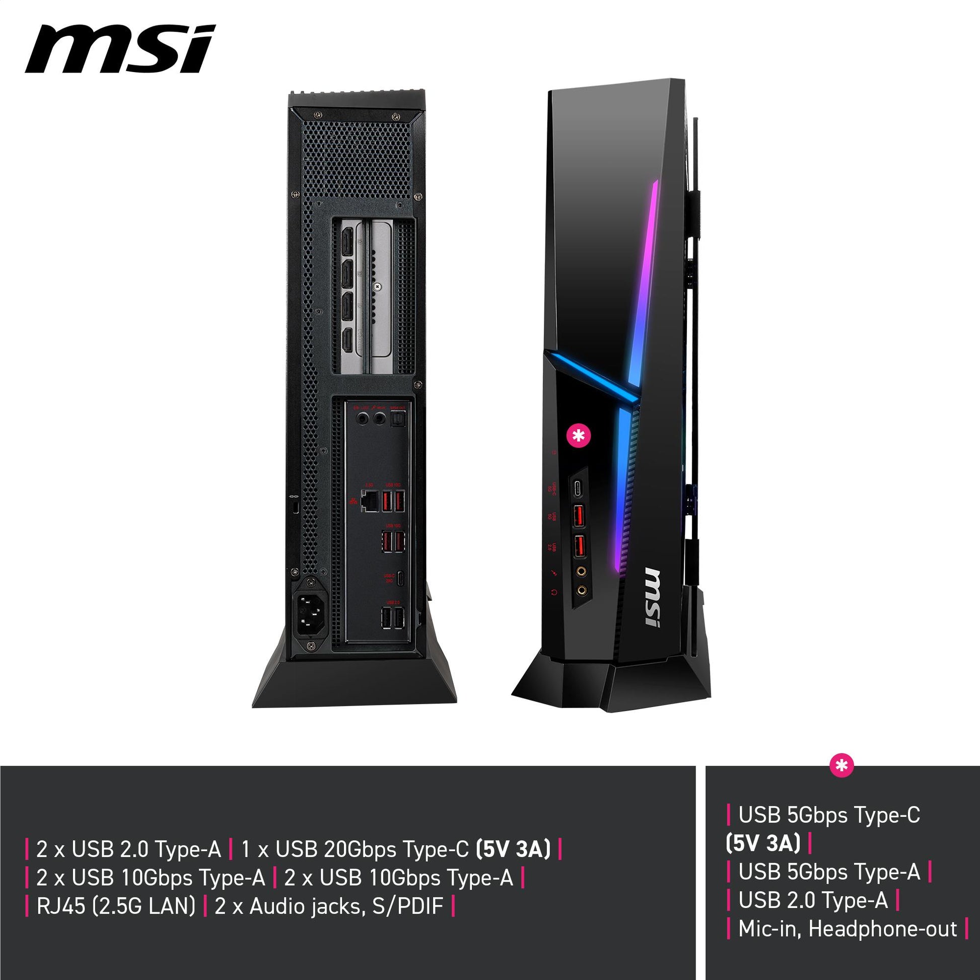 MSI MPG Trident AS AI 2NVP7-001AU Gaming Desktop (Intel Core Ultra 7-265)[GeForce RTX 5070]