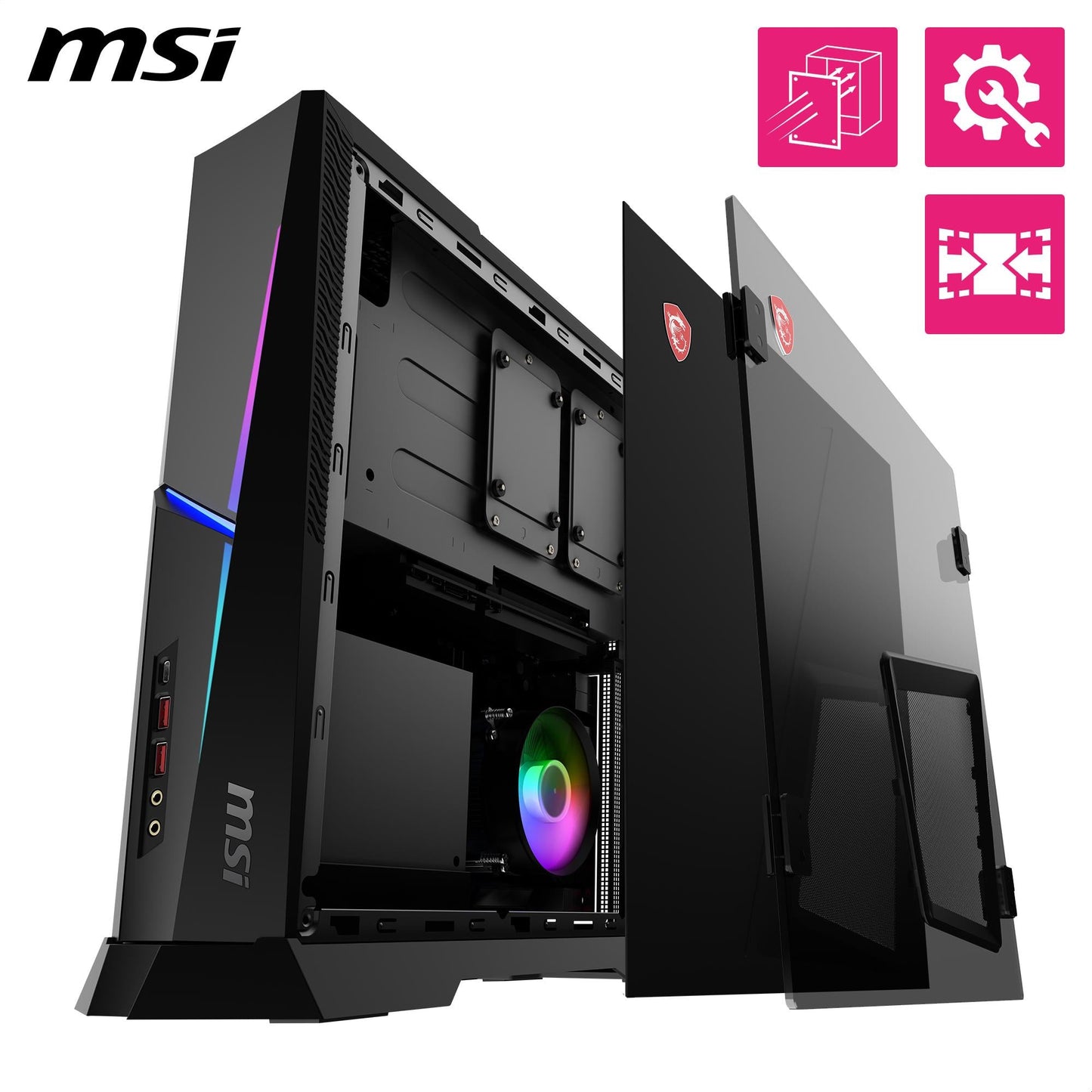 MSI MPG Trident AS AI 2NVL5-005AU Gaming Desktop (Intel Core Ultra 5-225)[GeForce RTX 5060]