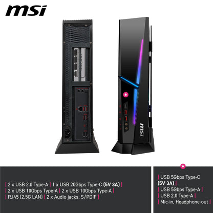 MSI MPG Trident AS AI 2NVL5-005AU Gaming Desktop (Intel Core Ultra 5-225)[GeForce RTX 5060]