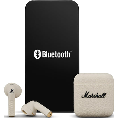 Marshall Minor IV True Wireless In-Ear Bluetooth Headphones (Cream)
