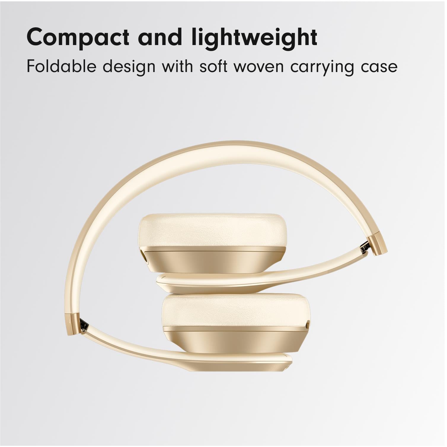 Beats Solo 4 Wireless On-Ear Headphones (Metallic Gold)