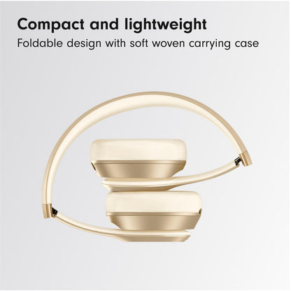 Beats Solo 4 Wireless On-Ear Headphones (Metallic Gold)