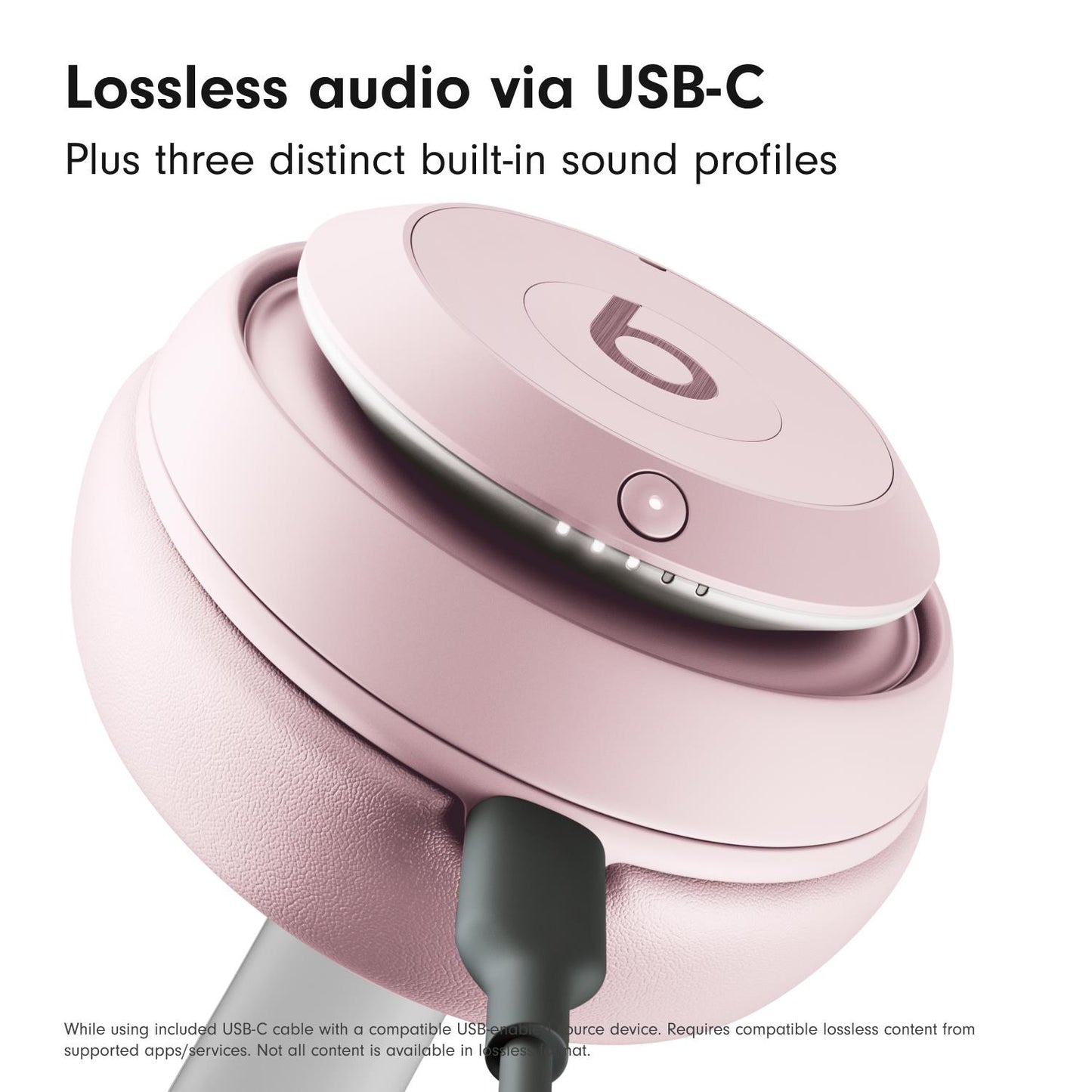 Beats Studio Pro ANC Over-Ear Wireless Headphones (Soft Pink)