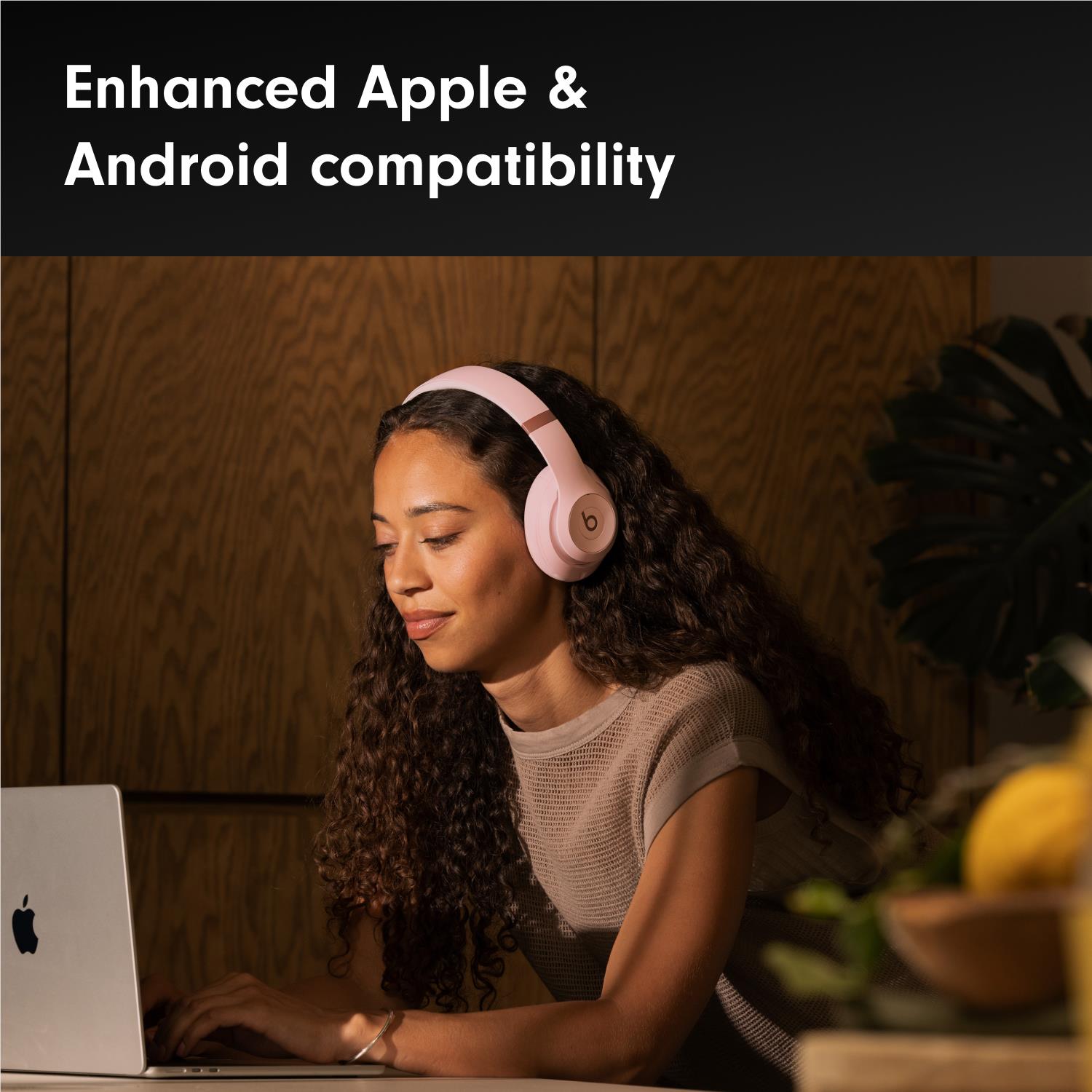 Beats Studio Pro ANC Over-Ear Wireless Headphones (Soft Pink)