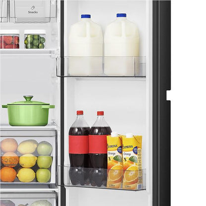 Hisense HRSBS633BW 632L PureFlat Side by Side Fridge (Black Steel)