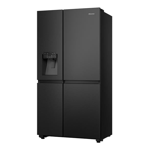 Hisense HRSBS633BW 632L PureFlat Side by Side Fridge (Black Steel)