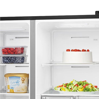 Hisense HRSBS633BW 632L PureFlat Side by Side Fridge (Black Steel)