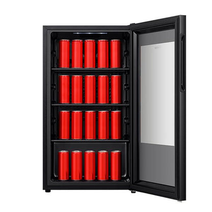 Hisense HRBC113 113 Can Beverage Cooler (Black Glass)