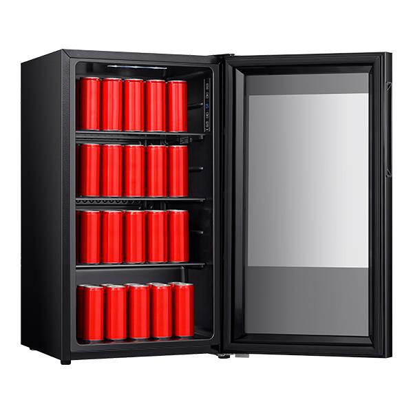 Hisense HRBC113 113 Can Beverage Cooler (Black Glass)