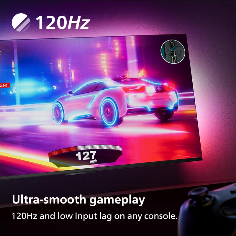 Philips 55" OLED 4K UHD Google TV with Ambilight 3 Sided [2025]