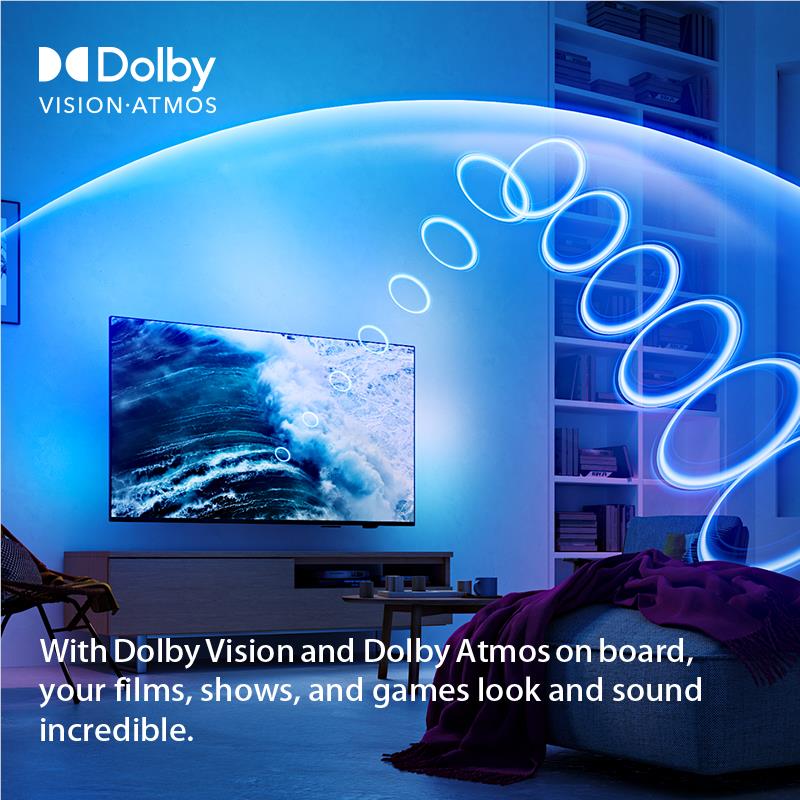 Philips 65" OLED 4K UHD Google TV with Ambilight 3 Sided [2025]