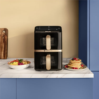 Philips Airfryer 4000 Series Stacked Dual Basket 10L Airfryer
