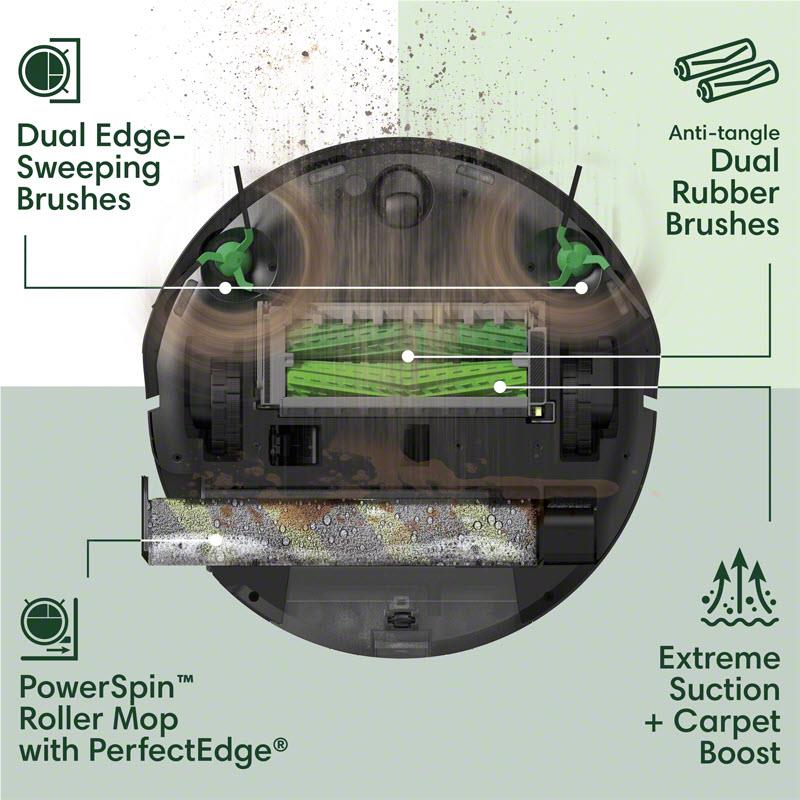 Roomba® Max 705 Combo Robot Vacuum + AutoWash™ Dock
