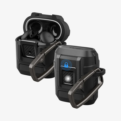 Spigen Google Pixel Buds 2a Lock Fit Case (Black)