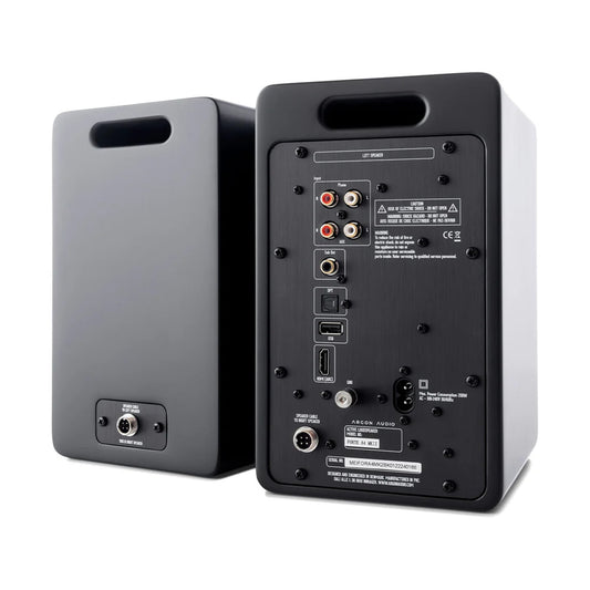 Argon Audio FORTE Black A4 MK2 Bookshelf Speakers