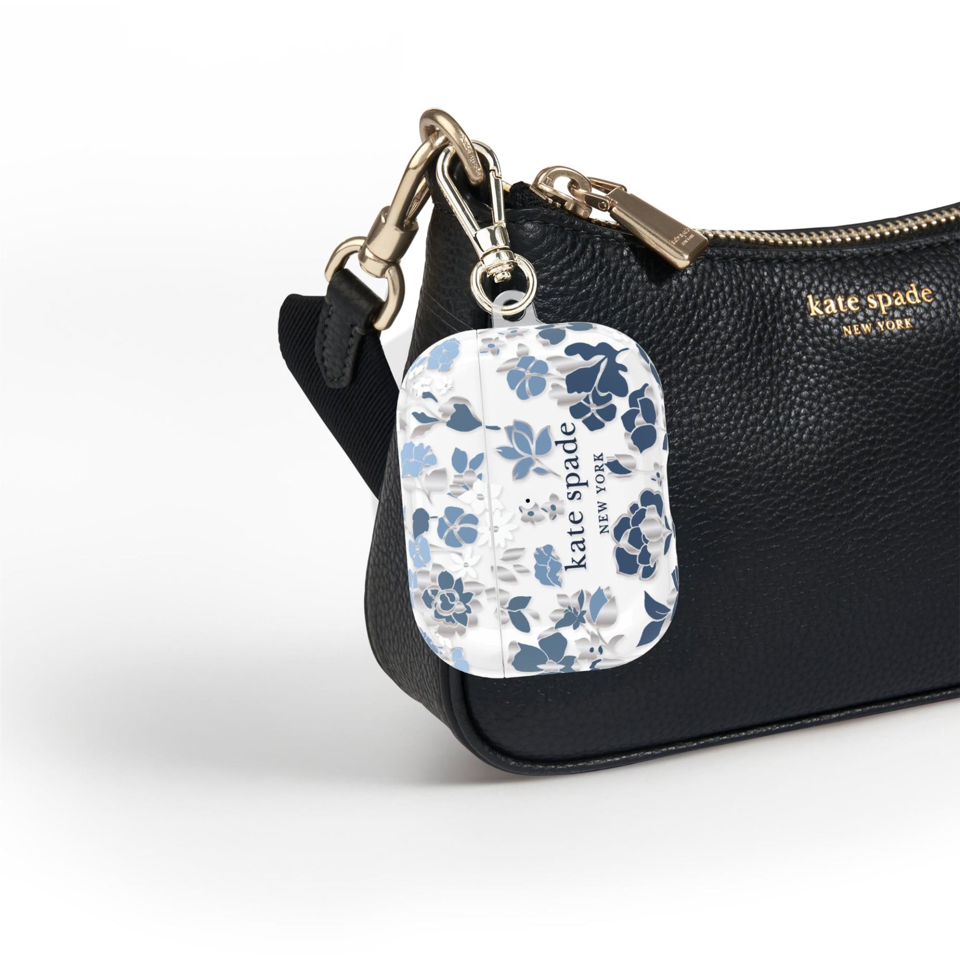 Kate Spade Protective Case for AirPods Pro 3 (Flowerbed Blue)