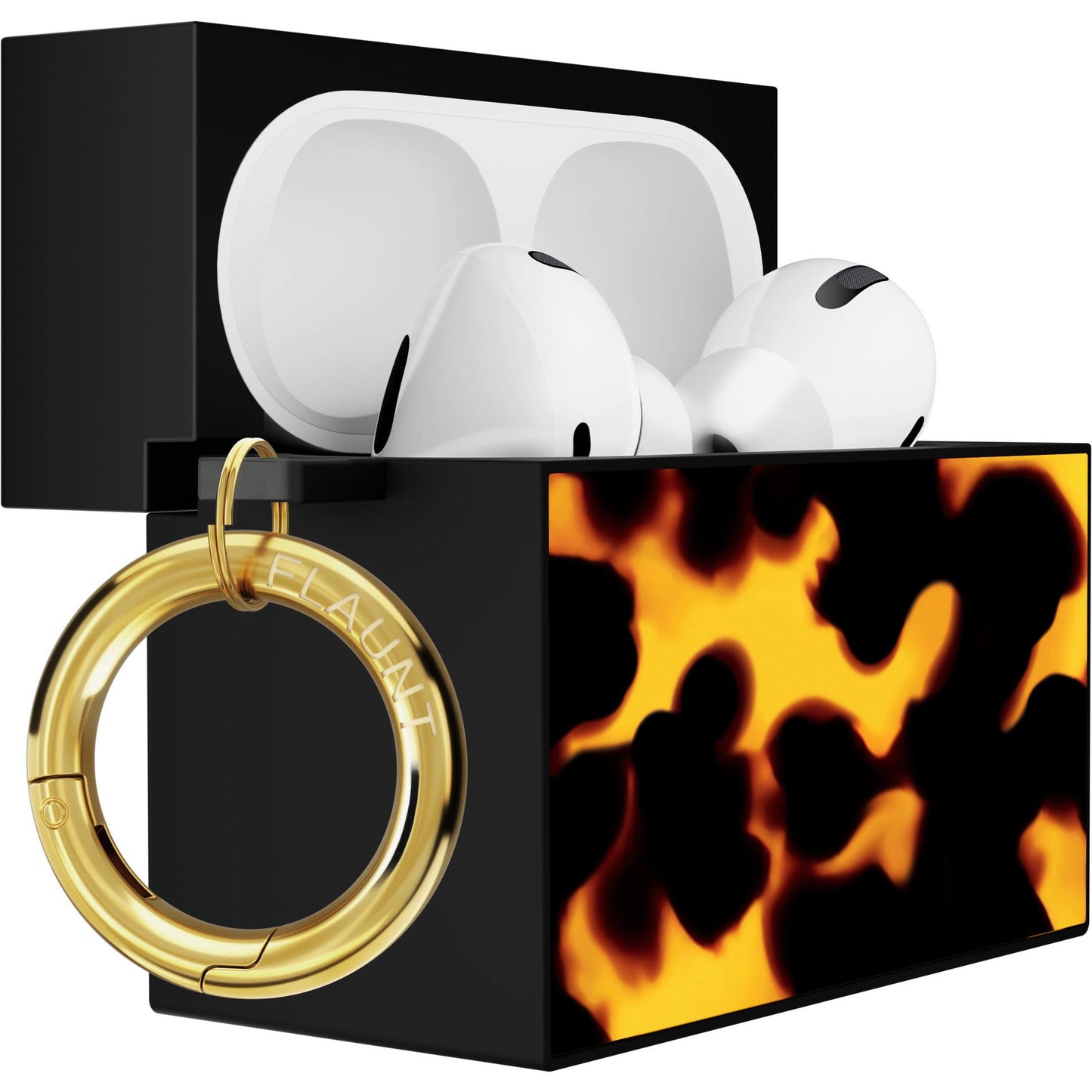 Flaunt Square Case for AirPods Pro 3 (Tortoise Print)