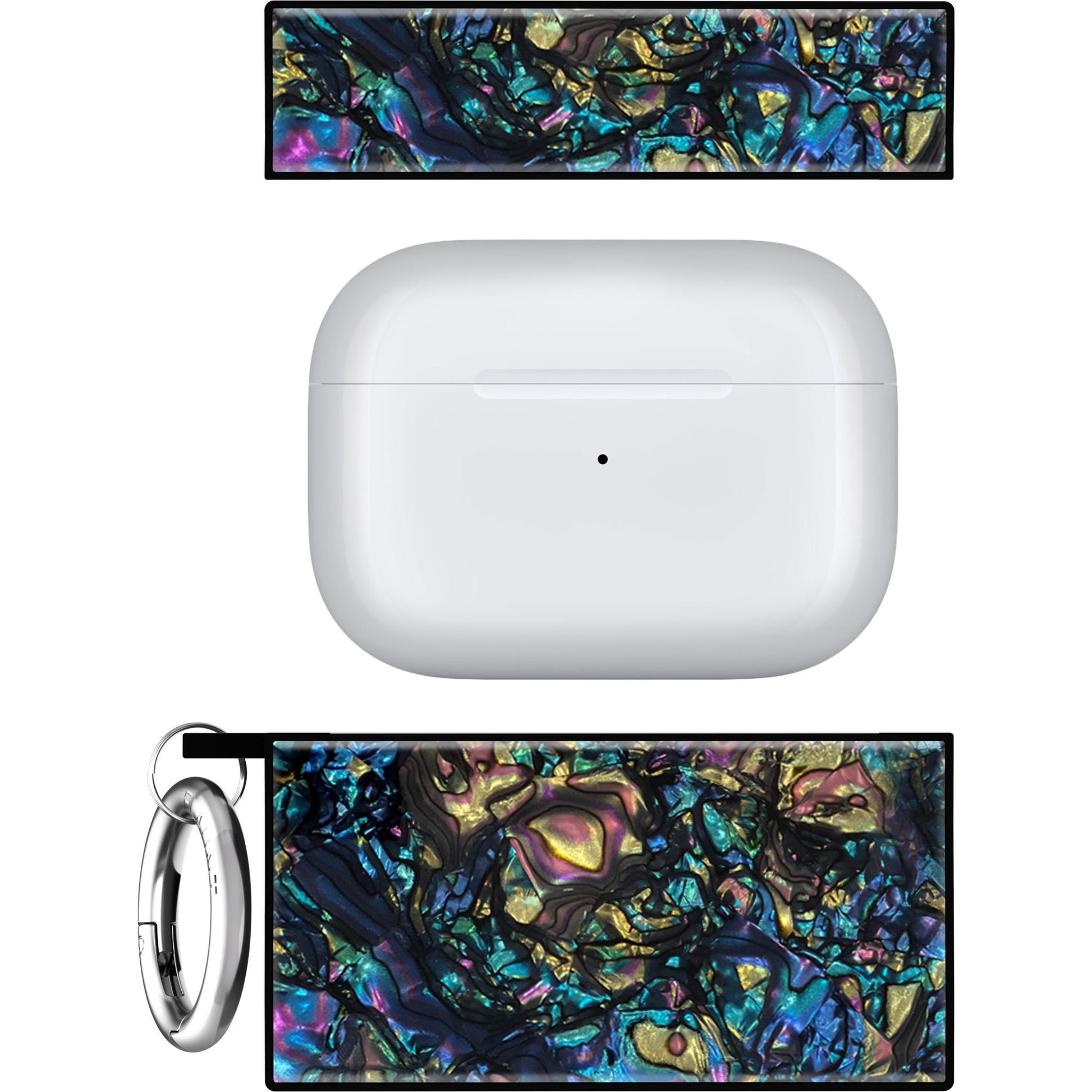 Flaunt Square Case for AirPods Pro 3 (Abalone Shell)