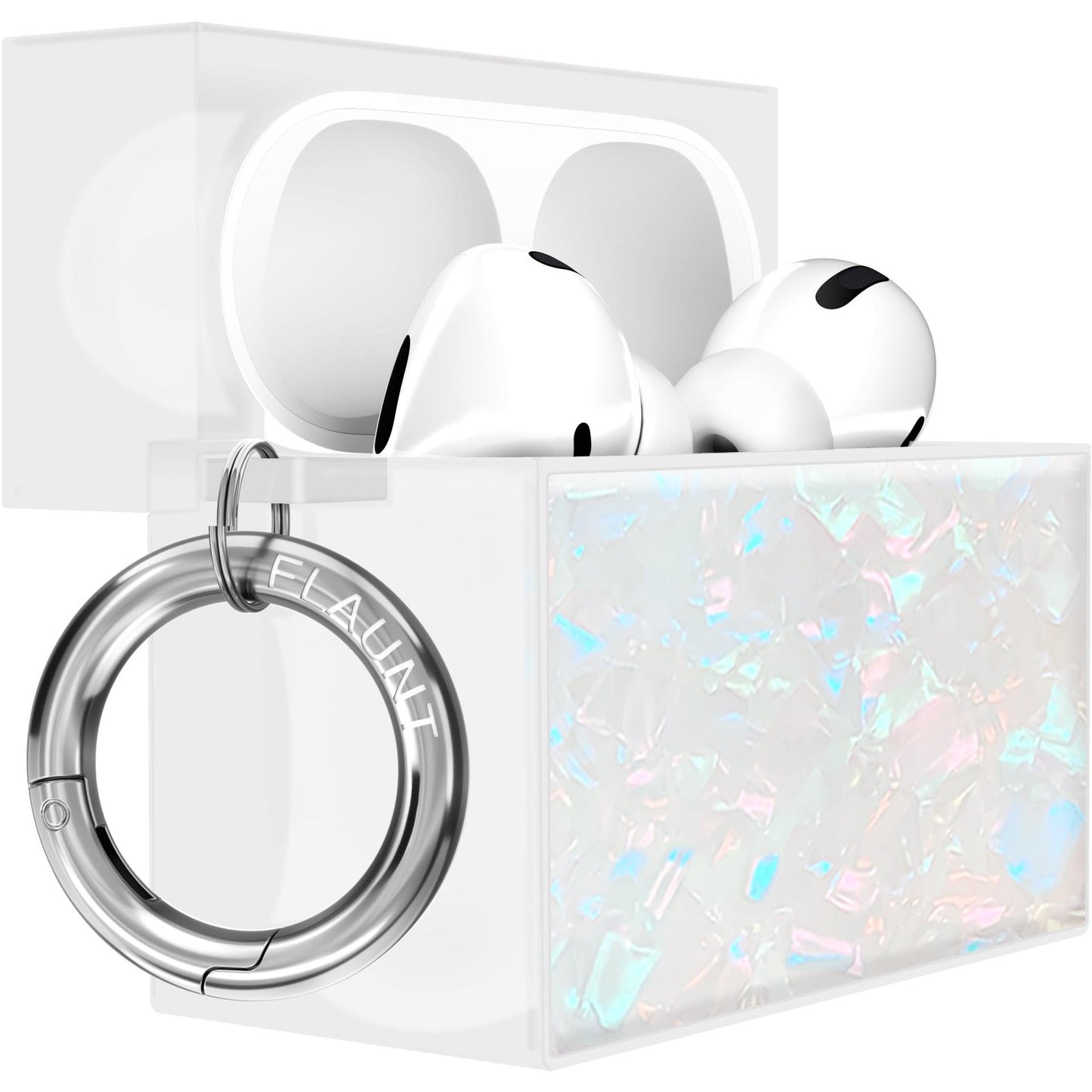 Flaunt Square Case for AirPods Pro 3 (Opal Shell)
