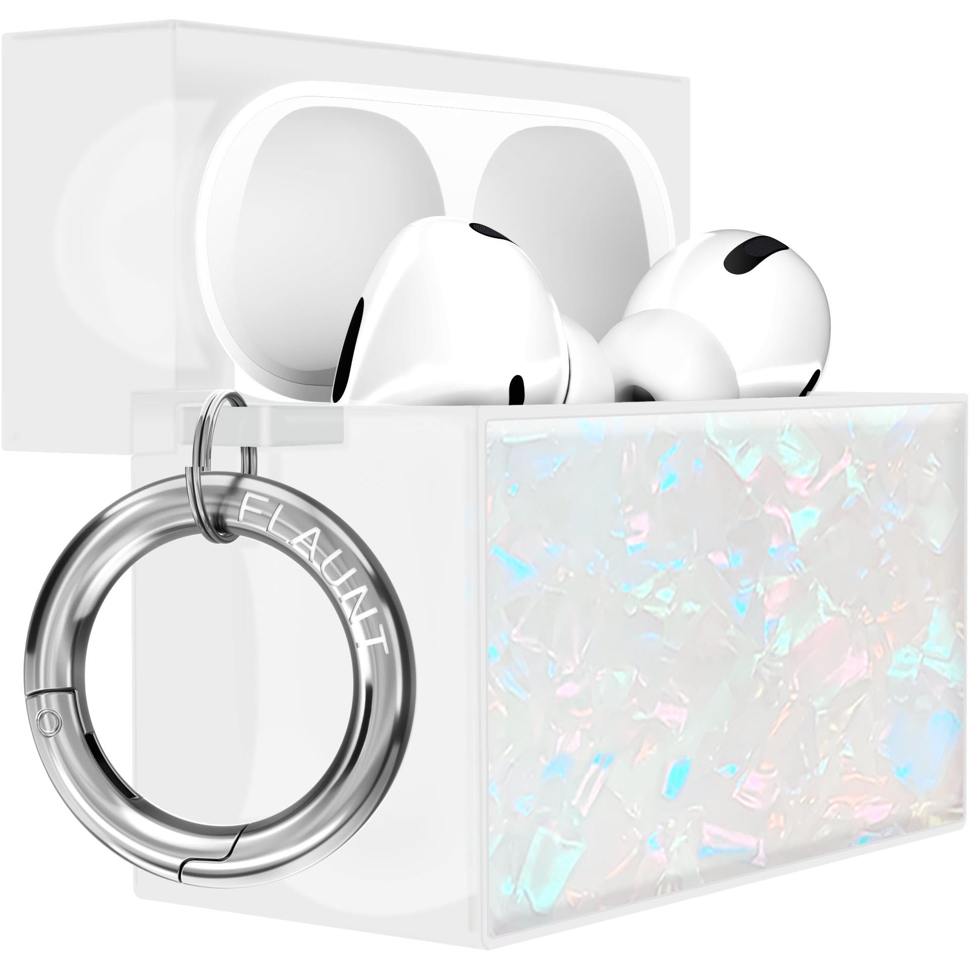 Flaunt Square Case for AirPods Pro 3 (Opal Shell)