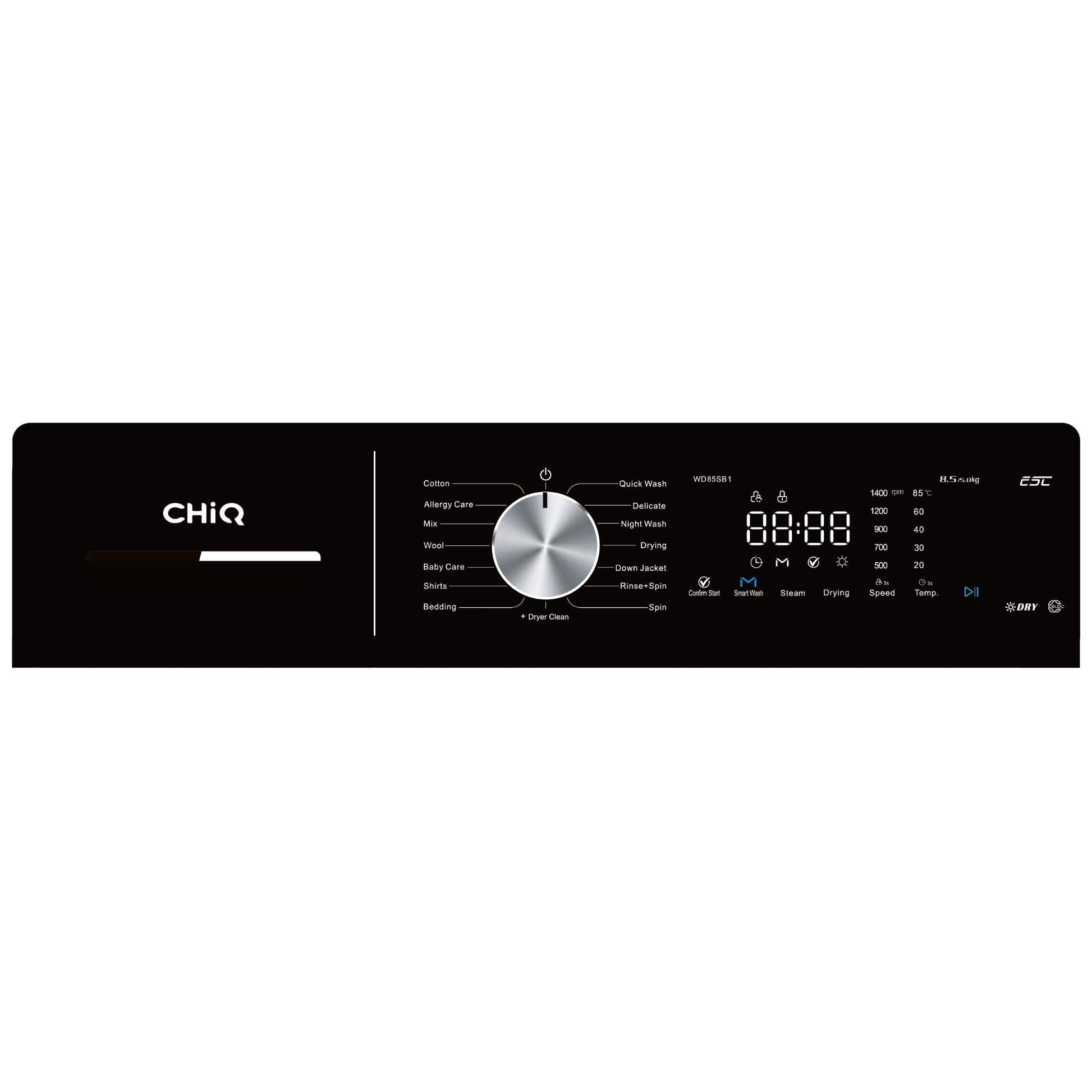 CHiQ WD85SB1 8.5kg/5kg Front Load Washer Dryer Combo