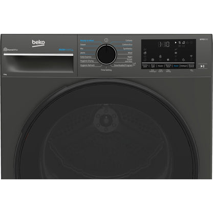 Beko 9kg Heat Pump Tumble Dryer with Steam (Graphite)