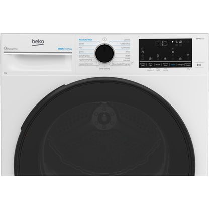 Beko 9kg Heat Pump Tumble Dryer with Steam (White)