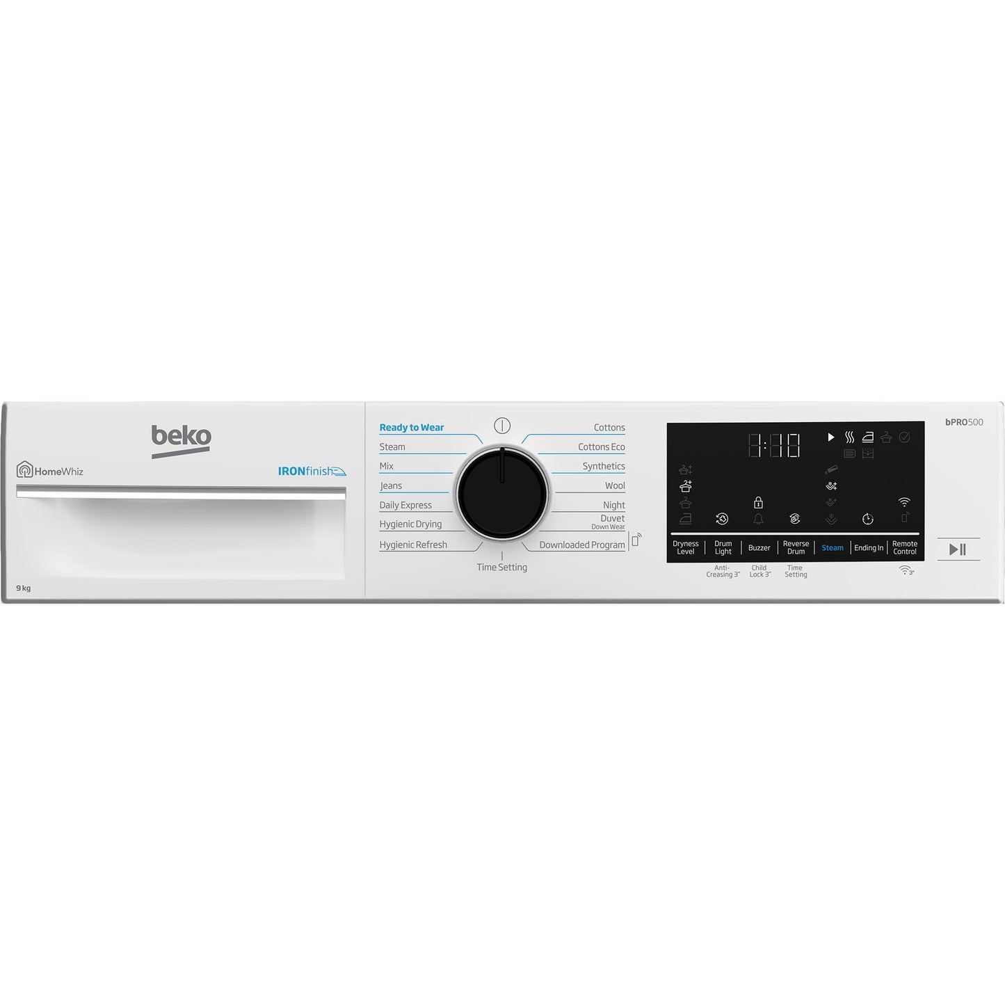 Beko 9kg Heat Pump Tumble Dryer with Steam (White)