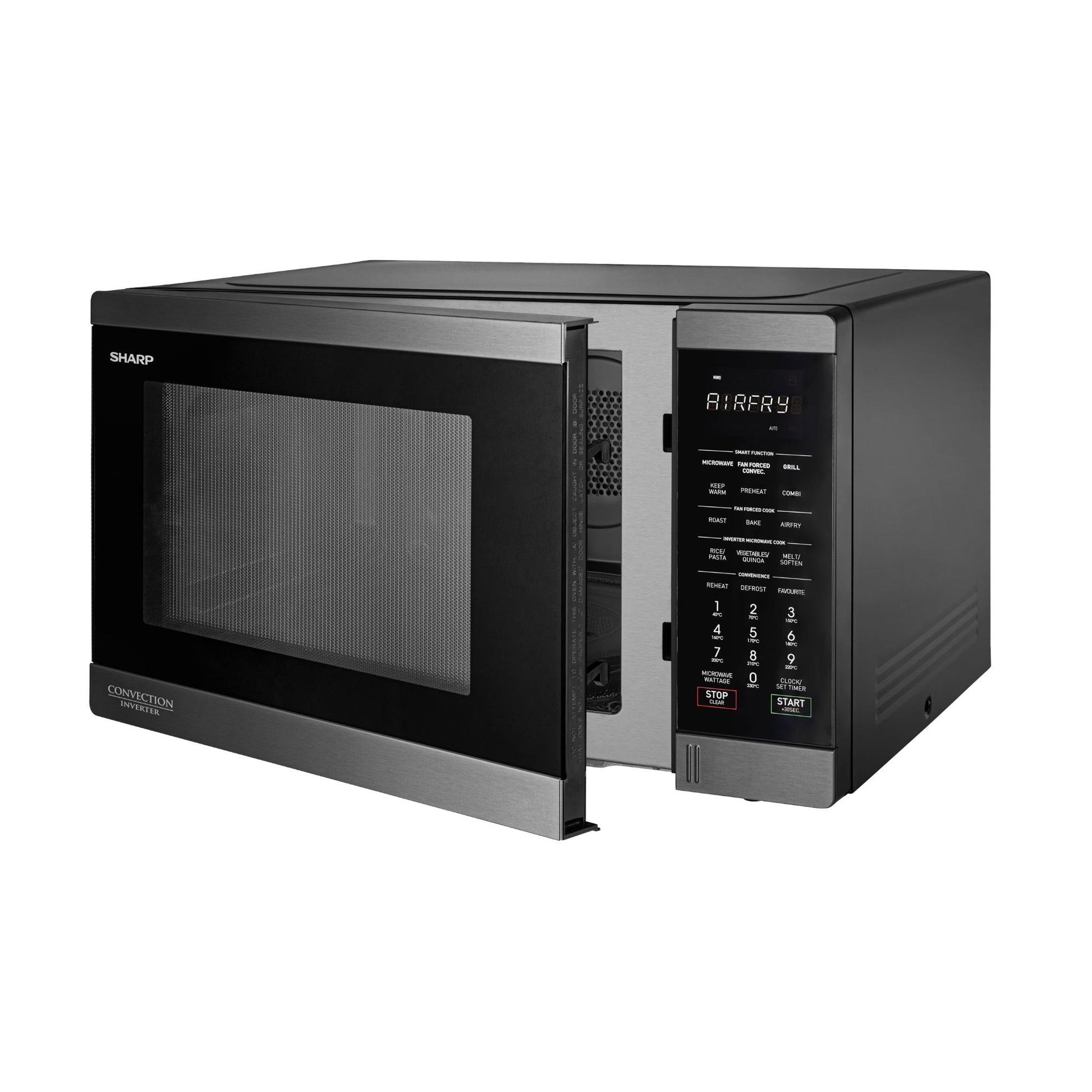 Sharp R321CAFBS 32L 1100W Airfry Convection Microwave (Black)