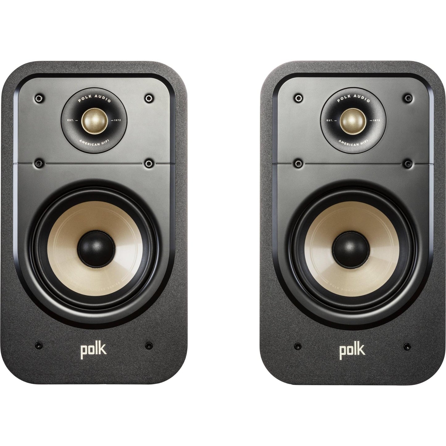 Polk Audio ES20 Bookshelf Speakers (Black)
