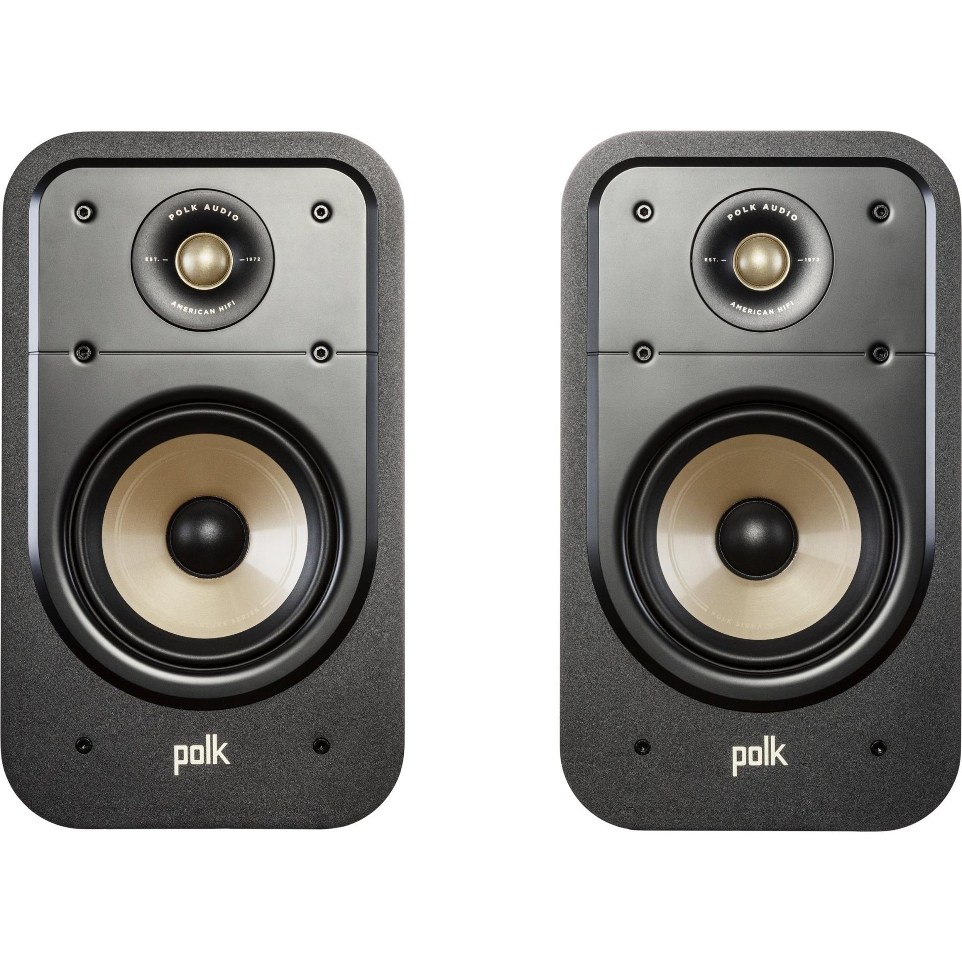 Polk Audio ES20 Bookshelf Speakers (Black)