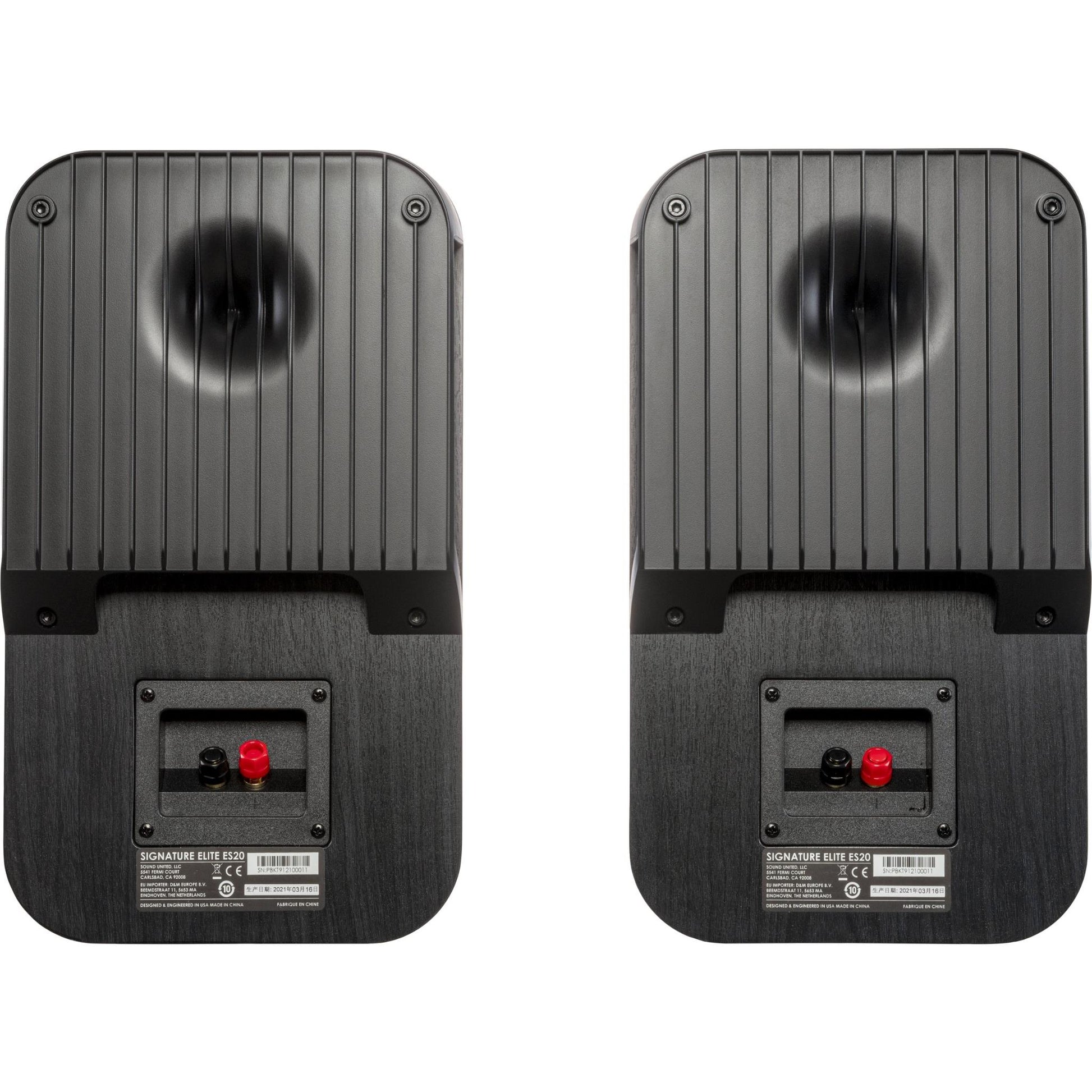 Polk Audio ES20 Bookshelf Speakers (Black)