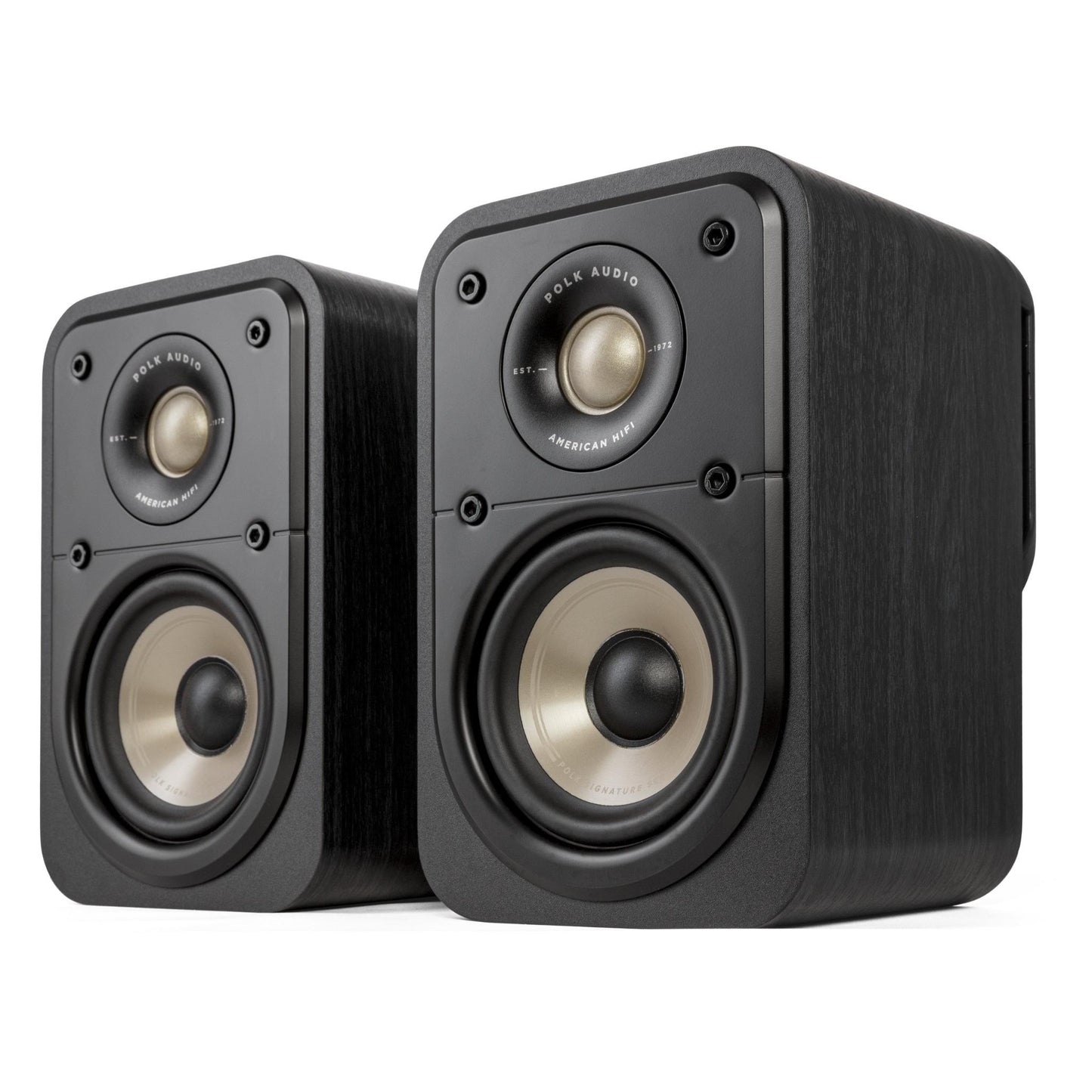Polk Audio ES10 Bookshelf/Surround Speakers (Black)