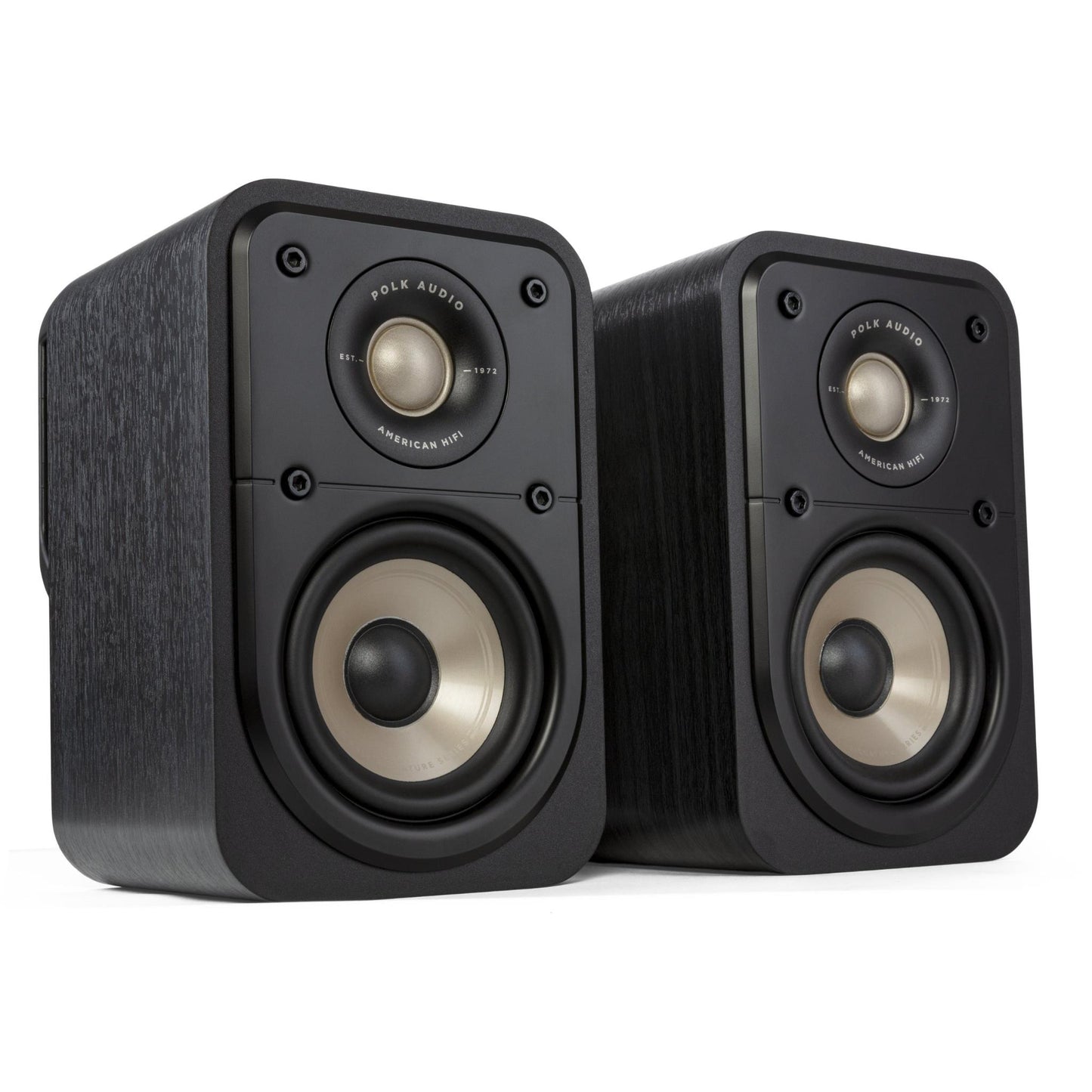 Polk Audio ES10 Bookshelf/Surround Speakers (Black)