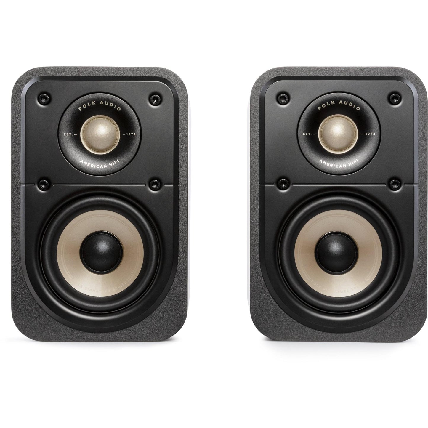 Polk Audio ES10 Bookshelf/Surround Speakers (Black)