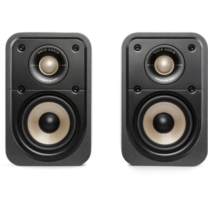 Polk Audio ES10 Bookshelf/Surround Speakers (Black)