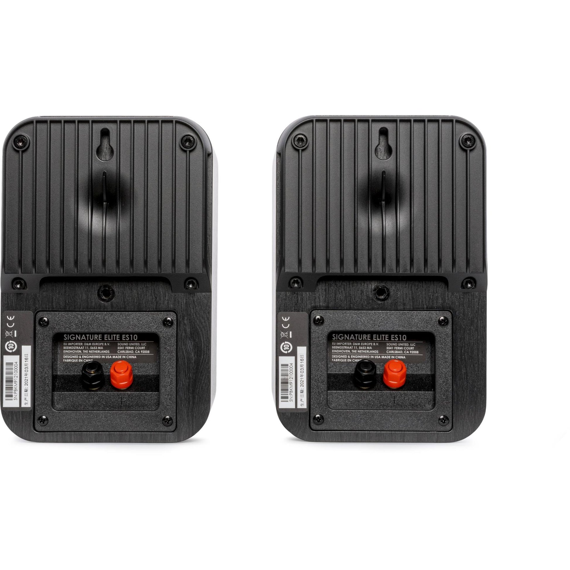 Polk Audio ES10 Bookshelf/Surround Speakers (Black)