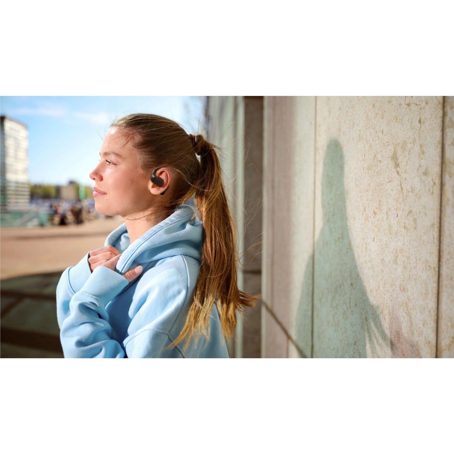 Philips A6709 Wireless Open Ear Sports Earbuds (Black)