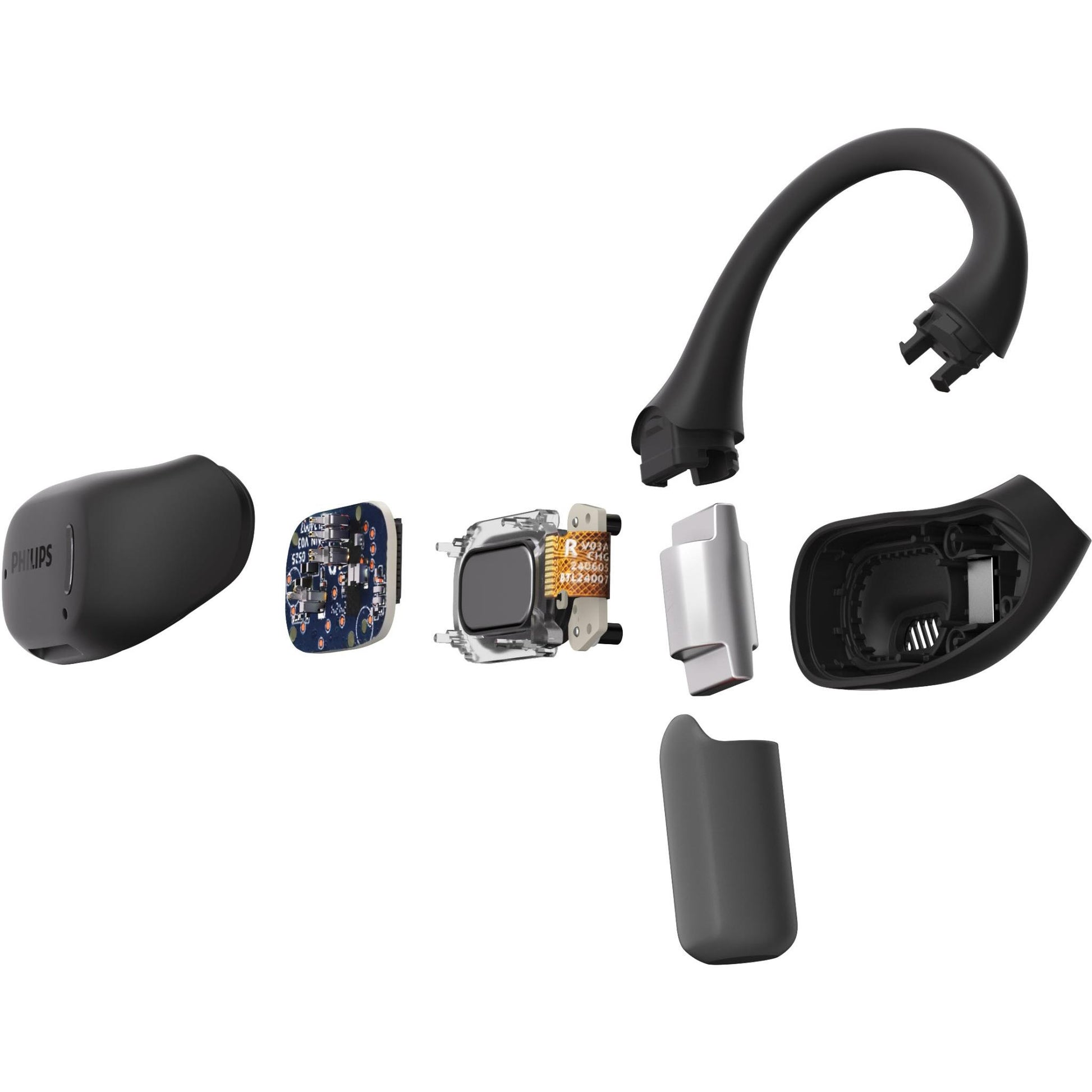 Philips A6709 Wireless Open Ear Sports Earbuds (Black)