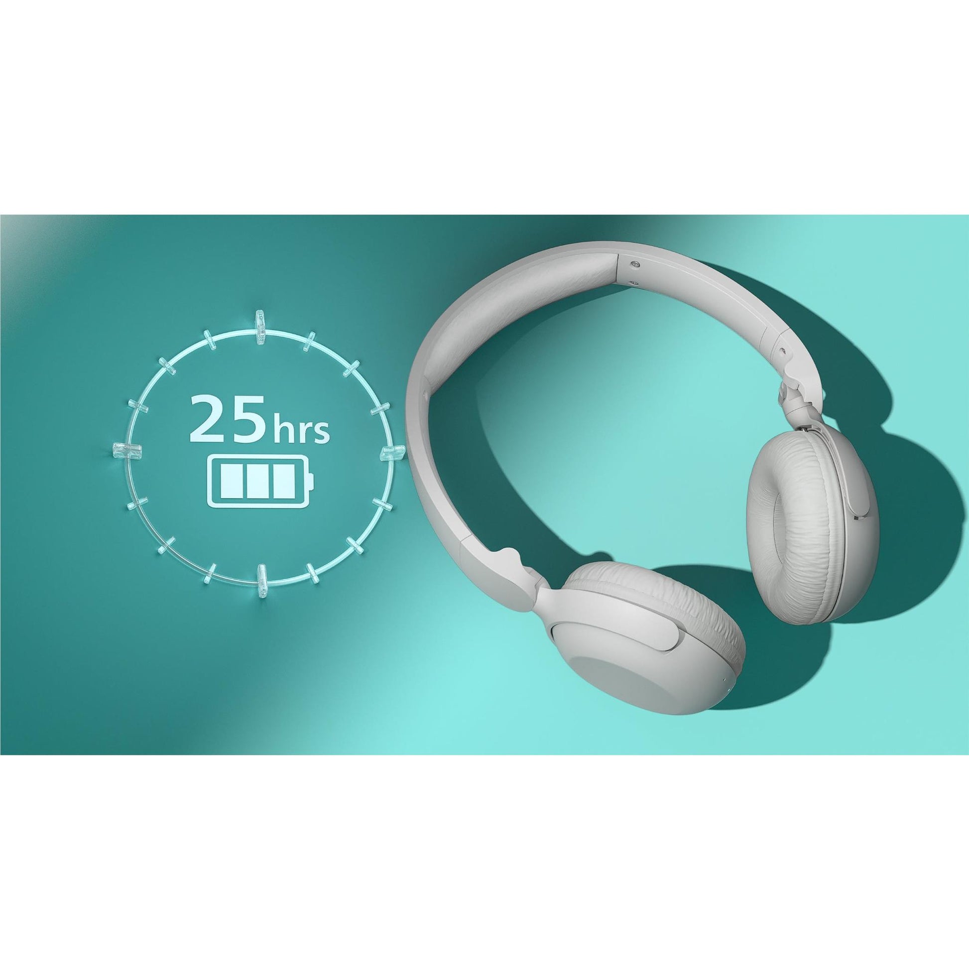 Philips TAH2209 Wireless On-Ear Headphones (White)